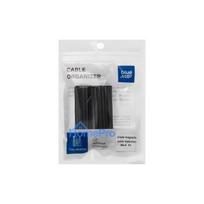 Blue Star PJ-OCZ5 magnetic self-adhesive organizer for 3 cables - black (2 pcs.)