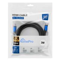 Cable HDMI 2.0 Blue Star 4K 120Hz - High Speed, HDR, ARC, Ethernet, AWM, 18Gbps 1,5 m black