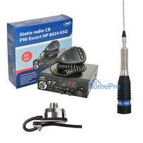 CB Radio PNI ESCORT CB 8024 ASQ + CB PNI ML160 Antenna with T941 Support