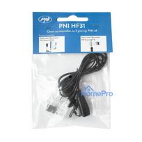 Headset with 2-pin PNI HF31 microphone, compatible with Midland radio stations