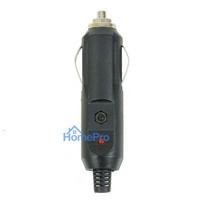 Right car lighter plug with LED and safety diode