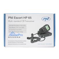CB radio station PNI Escort HP 65 ASQ, multi-norm, RF Gain, ASQ, adjustable SQ, 12 - 24 V cigarette lighter socket inclu