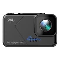 Car DVR camera PNI Voyager S2500 WiFi, 4K UHD, 2 inch screen, cyclic recording, parking monitoring, motion detection, vi
