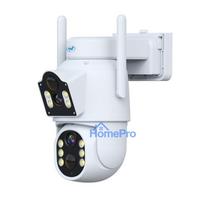Wireless video surveillance camera PNI IP792 4Mp dual lens with solar panel and battery