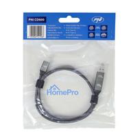 PNI CD600 USB Type-C to Type-C 60W Data & Charging Cable + USB Type-C to USB-A Adapter, 1m Length