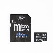 Package 2 pieces PNI MicroSD Memory Card PNI 128GB MicroSD Memory Card Class 10, 80Mb / s, V30 with SD adapters include