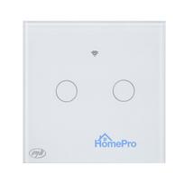 Smart switch with PNI SafeHome PT202L WiFi touch, 10A, control via Tuya Smart application, compatible with Alexa and Goo