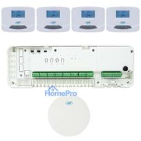 PNI CT28 Pro 4 Wi-Fi automation kit for underfloor heating, Tuya Smart mobile application, 4 control units and internet