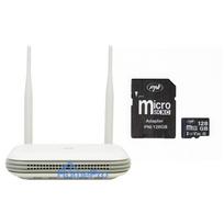 PNI House WIFI800 wireless NVR package, 8 channels 5MP or 4 channels 4K 8MP, voice prompt and PNI 128GB MicroSD memory c