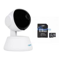 PNI IP720LR, 1080P, 2MP, IP, P2P, PTZ video surveillance camera package and PNI 128GB microSD memory card included