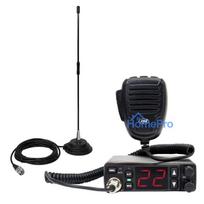 CB PNI Escort HP 5500 radio station kit, 4W, 12V / 24V, ASQ and PNI Extra 40 CB Antenna, SWR 1.0, fiberglass, with magne