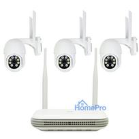 PNI House WiFi800 NVR wireless video surveillance kit and 3 outdoor PNI IP840 cameras, 8MP, 4K, IP65
