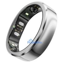 RingConn Smart Ring Gen3 for Women and Men - Polished Silver Size 6