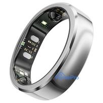 RingConn Smart Ring Gen3 for Women and Men - Polished Silver Size 8