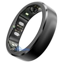 RingConn Smart Ring Gen3 for Women and Men - Matte Black Size 12