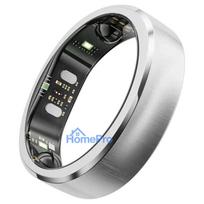 RingConn Smart ring Gen3 for women and men - matte silver color, size 8