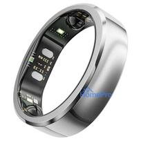 RingConn Smart Ring Gen3 for Women and Men - Polished Silver Size 12