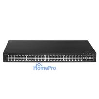 Edimax 54-Port Gigabit PoE+ Web Smart Switch for Long Distance with 6 SFP+ 10G Ports