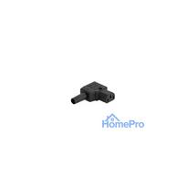 BACHMANN IEC320 C13 right-angled cold appliance coupling 10A / 250VAC black screw connection