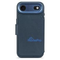 Decoded Detachable Wallet mit MagSafe für iPhone Air, Navy, Leder, D26IPO17ADW5NW