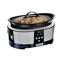 Crock-Pot SCCPBPP605-050 5.7-litre slow cooker (chrome)