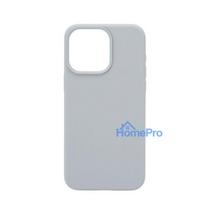 Connect Apple iPhone 15 Pro Max Premium Magsafe Soft Touch Silicone Case New Function Grey Blue