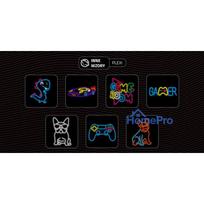 Manta SNL114MT Style Neon Lights BULDOG WITH GLASSES