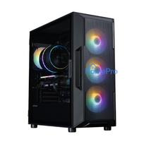 Zalman I3 NEO V2, ATX Mid Tower PC Case, 4 x 120mm RGB Fans, Black