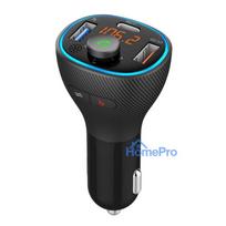 ART transmiter FM bluetooth 5.0 + USB A QC3.0 + Typ C (total 30W) FM-73 black