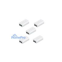 UBIQUITI 24V 12 W (0.5A) Gigabit PoE adapters (white), 5 pack