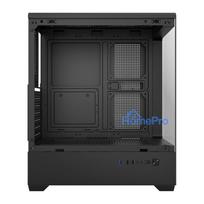 Computer Case - darkFlash C365 Mini Tower, 270° View, 7 Fans, Black