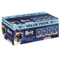 BRIT Premium by Nature Delicate fillets in gravy Sterilised Box - wet cat food - 36x85g