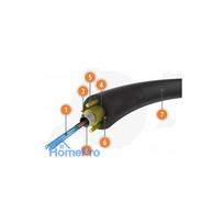 Fiber Optic Outdoor Cable - 4 Fibers, Unitube, MicroDuct, SM, ø5.3mm, Span 80m