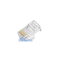 Premium RJ45 Cat5e UTP gold-plated plug, LAN cable connector
