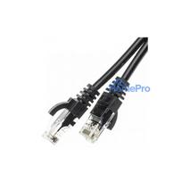Patch cord, Patch Cable, Patch cable, 7m, CAT5E, UTP, 7 m, ElectroBase ®, Black, LSZH
