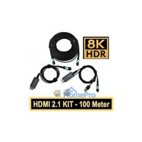 Professional Optical Bidirectional Cable Kit HDMI 2.1 AOC, 8K@60, 4K@120, length 150m