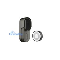 Battery Doorbell WiFi, Outdoor Camera + Chime, 2MP, Tuya, Black