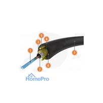Fiber Optic Outdoor Cable - 8 Fibers, Unitube, MicroDuct, SM, ø5.3mm, Span 80m