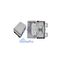 Plastic distribution box for optics, 4 fibers, 4 SC simplex adapters, 210mm x174mm x 74mm