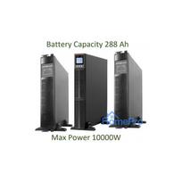 Professional Heating system pure sine wave UPS Inverter with battery 32x12V / 9Ah(288Ah), 10KWA