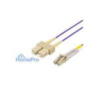 SC-LC Optical patch cable duplex, MM, OM 4, 2.0m / LSZH, DELTACO