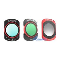 Fotoaparato Objektyvo Filtras - Sunnylife Osmo Pocket 4 / Pocket 3 VND2-32, CPL, MCUV Ir Black Mist 1 / 4 Filtrų Rinkiny