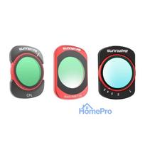 Fotoaparato Objektyvo Filtras - Sunnylife Pocket 4 / 3 Black Mist 1 / 4 VND CPL Filtrų Rinkinys