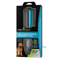 FURminator 2 in 1 - furminator for removing mats and styling for dogs