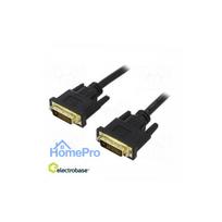 Cable, DVI-D (24+1) male, both sides, 1.8 m, black