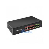 Qoltec FAST Ethernet PoE Switch 4x RJ45 PoE 1x RJ45 Uplink 1x SFP