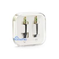 Cable AUX Jack 3,5 mm (male) to Jack 3,5 mm (male) BOX 1 m black