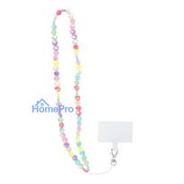 PIXIE Phone lanyard, Phone pendant / cord length 68cm (34cm in the loop) / on neck - hearts