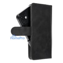 Flip case for iPhone 12 / 13 / Samsung S6 / A5 2016 / Xcover 4 / S22 / Huawei P8 2017 Common Book size S black