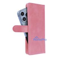Flip case for iPhone 12 / 13 / Samsung S6 / A5 2016 / Xcover 4 / S22 / Huawei P8 2017 Common Book size S pink